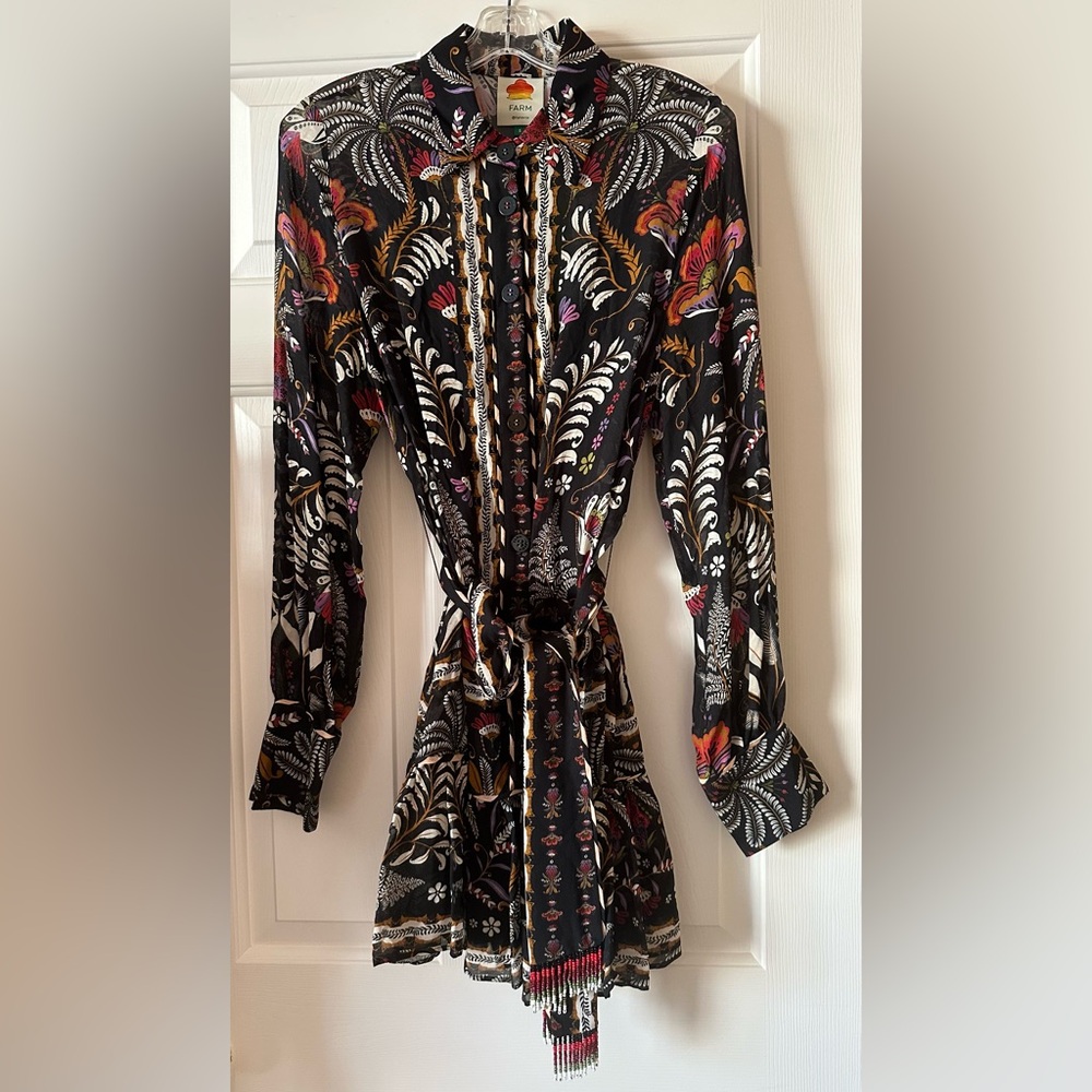 FARM Rio Multicolor Mini Dress- S - Picture 5 of 9
